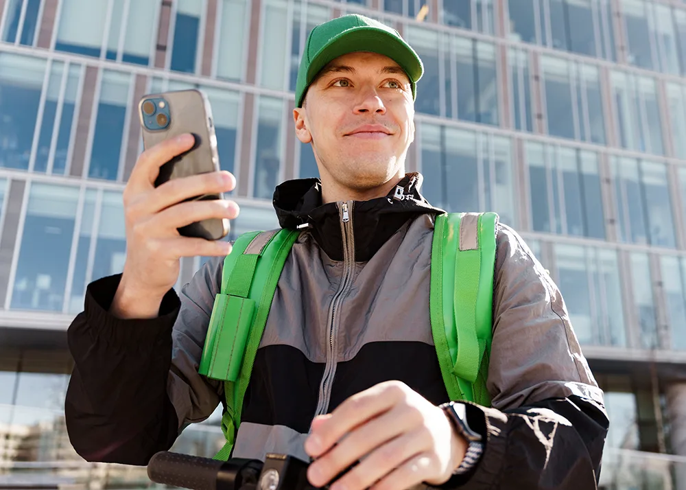 Gig Worker Looking Up Health Insurance